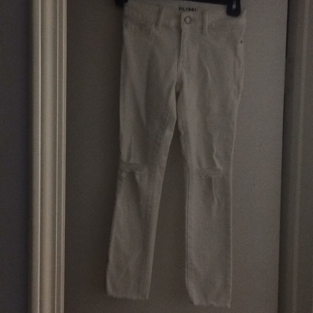Girls white jeans